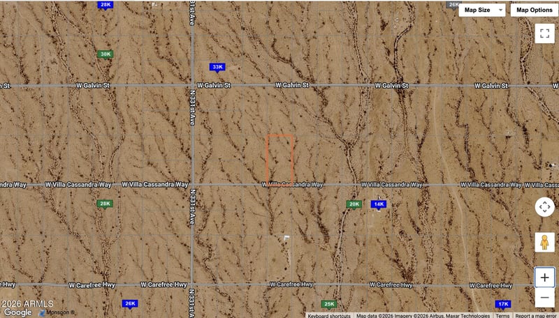 0 W Villa Cassandra Way/n 331st Av -- #93, Wittmann, AZ 85361