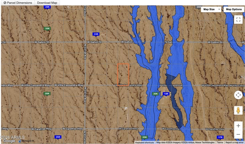 0 W Villa Cassandra Way/n 331st Av -- #93, Wittmann, AZ 85361