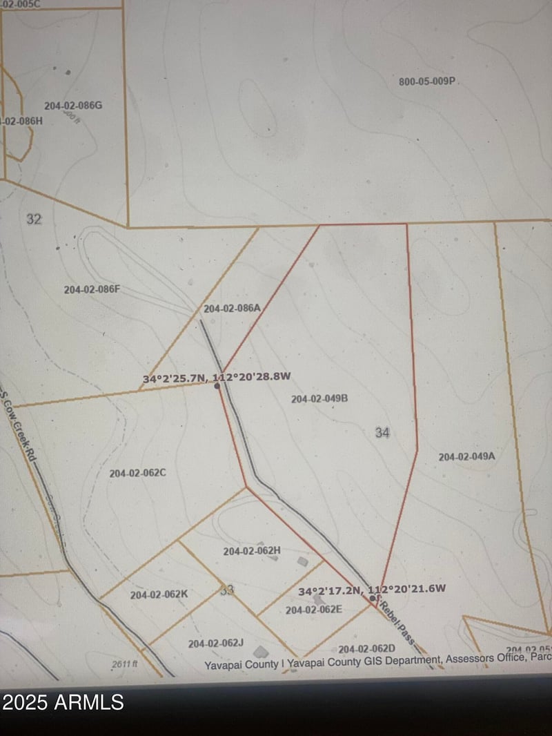 00XXX Cow Creek Rd/rebel Pass Rd #C, Morristown, AZ 85342