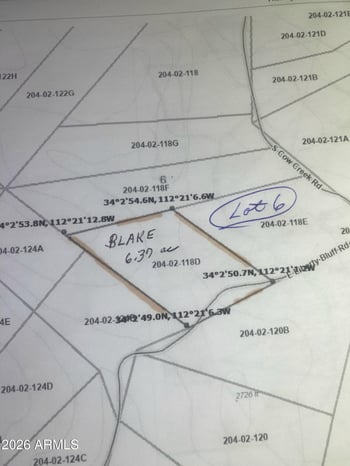 00XXX Lake Pleasant / Cow Creek Rd #6, Morristown, AZ 85342