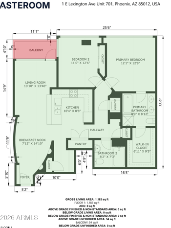 1 E Lexington Ave #701, Phoenix, AZ 85012