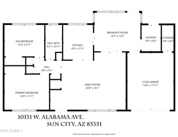 10131 W Alabama Ave, Sun City, AZ 85351