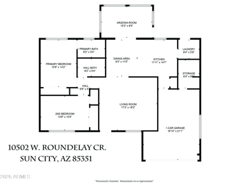 10502 Roundelay Cir, Sun City, AZ 85351