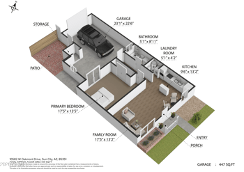 10582 Oakmont Dr, Sun City, AZ 85351