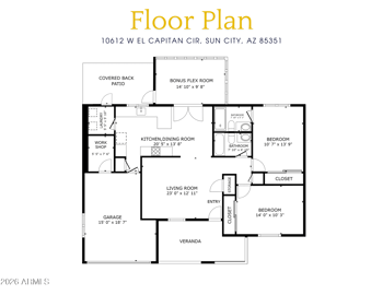 10612 El Capitan Cir, Sun City, AZ 85351