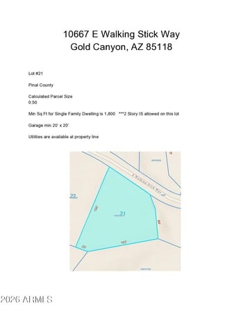 10667 Walking Stick Way #21, Gold Canyon, AZ 85118