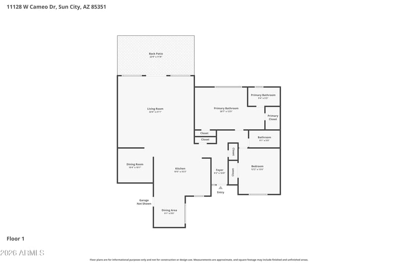11128 W Cameo Dr, Sun City, AZ 85351