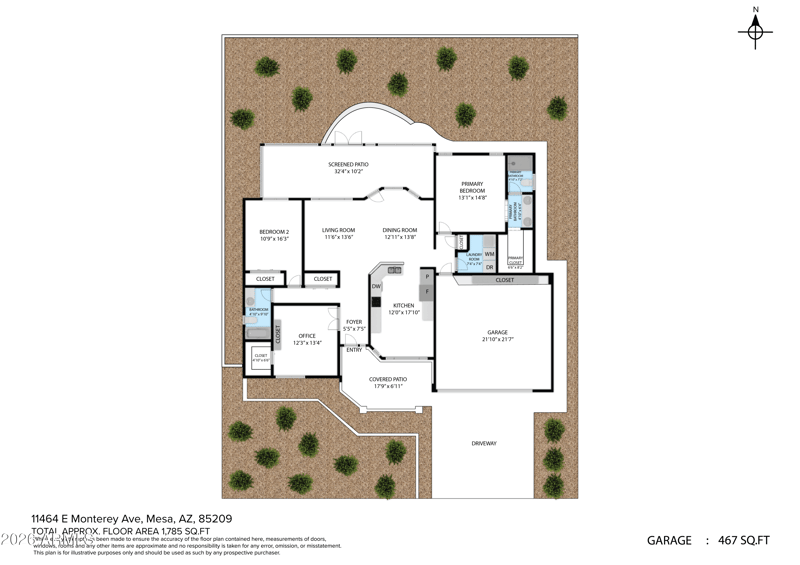 11464 E Monterey Ave, Mesa, AZ 85209