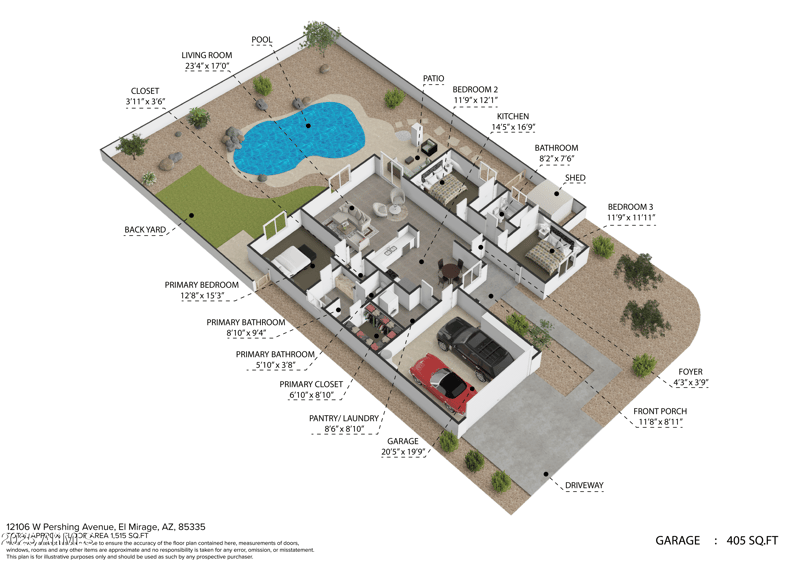 12106 Pershing Ave, El Mirage, AZ 85335