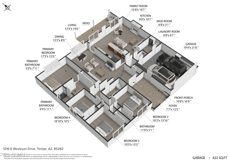 1216 Wesleyan Dr, Tempe, AZ 85282