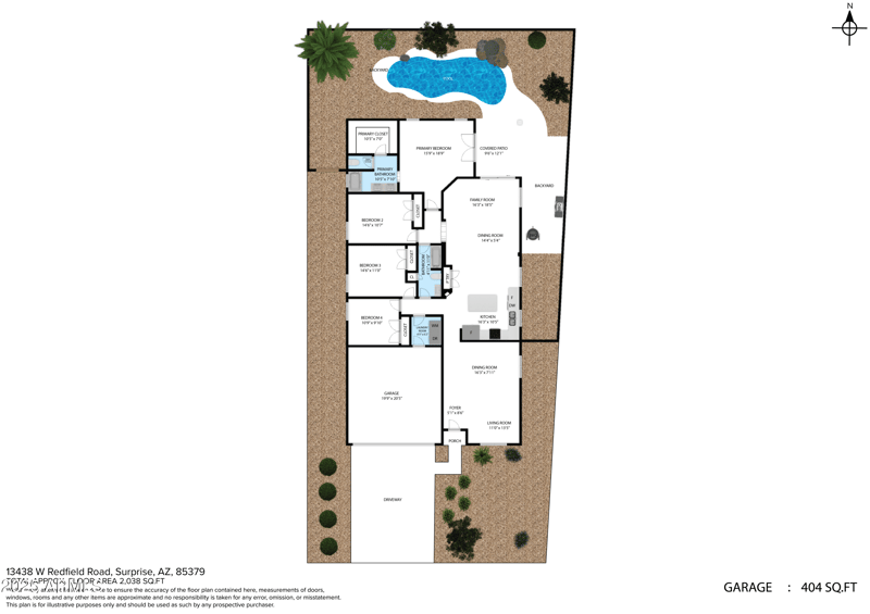 13438 Redfield Rd, Surprise, AZ 85379