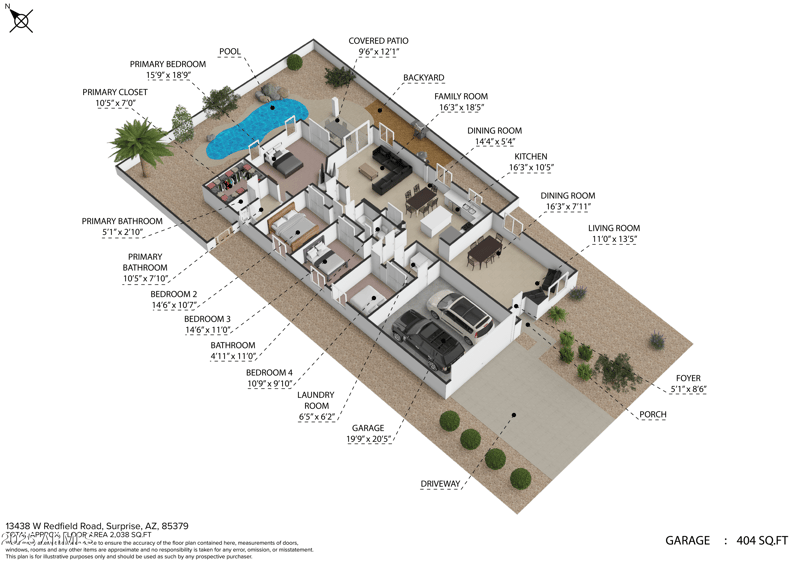 13438 Redfield Rd, Surprise, AZ 85379