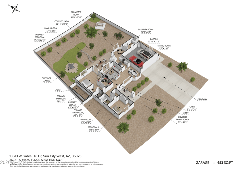 13518 Gable Hill Dr, Sun City West, AZ 85375
