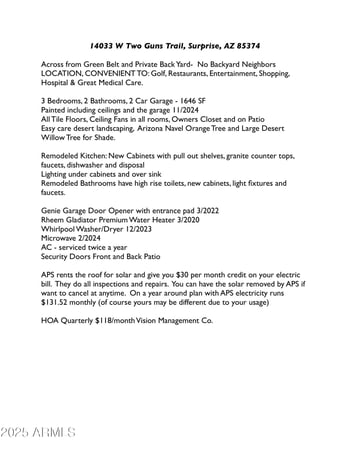 14033 Two Guns Trl, Surprise, AZ 85374