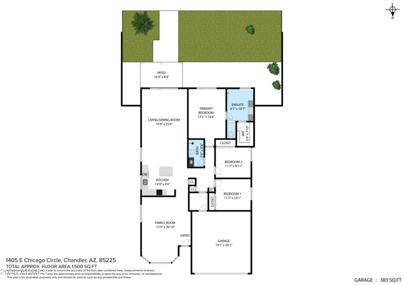 1405 Chicago Cir, Chandler, AZ 85225