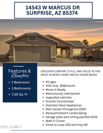 14543 Marcus Dr, Surprise, AZ 85374