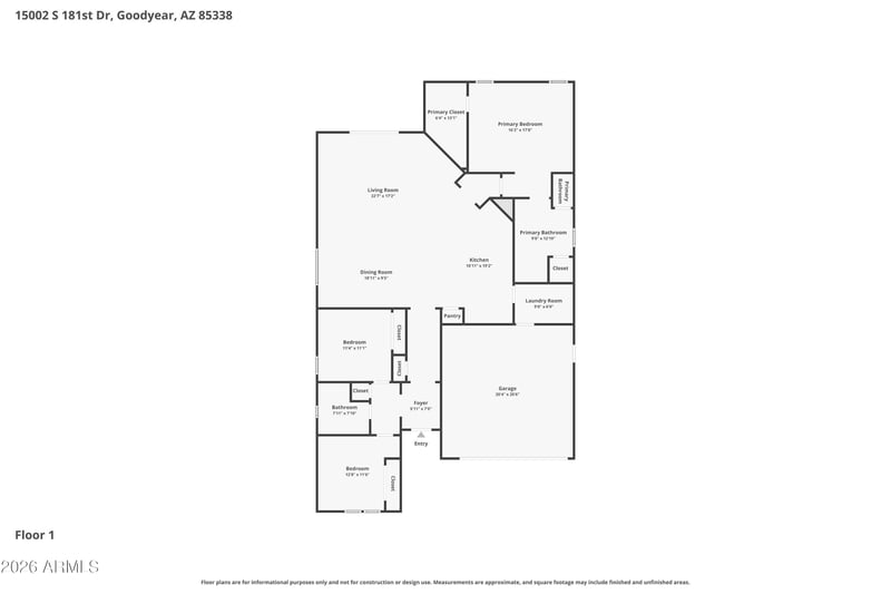15002 S 181st Dr, Goodyear, AZ 85338