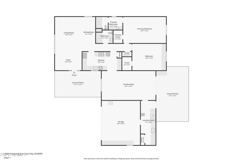 16405 N Agua Fria Dr, Sun City, AZ 85351
