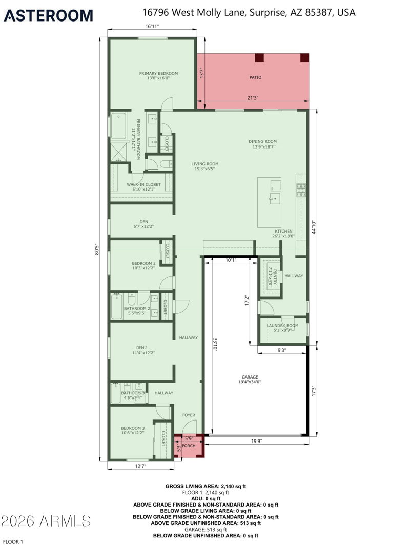 16796 Molly Ln, Surprise, AZ 85387