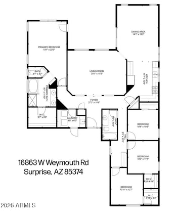 16863 W Weymouth Rd, Surprise, AZ 85374