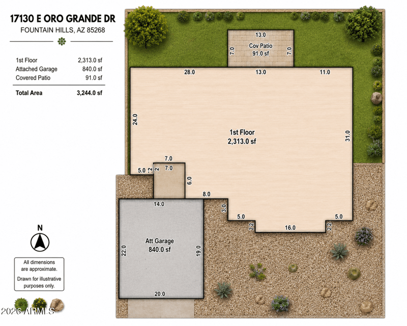 17130 Oro Grande Dr, Fountain Hills, AZ 85268