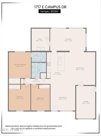 1717 E Campus Dr, Tempe, AZ 85282