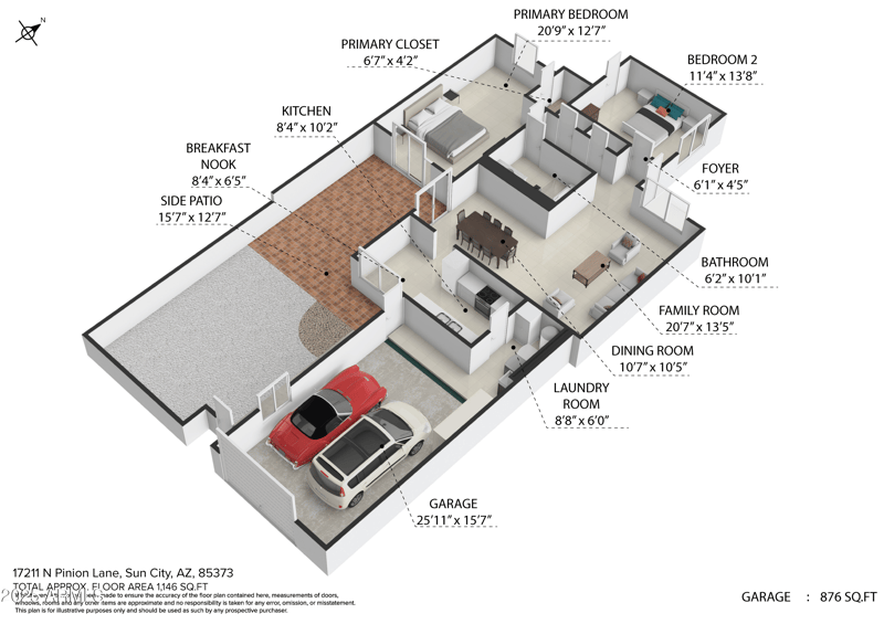 17211 Pinion Ln, Sun City, AZ 85373