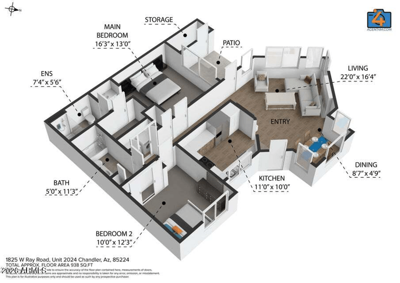 1825 Ray Rd #2124, Chandler, AZ 85224
