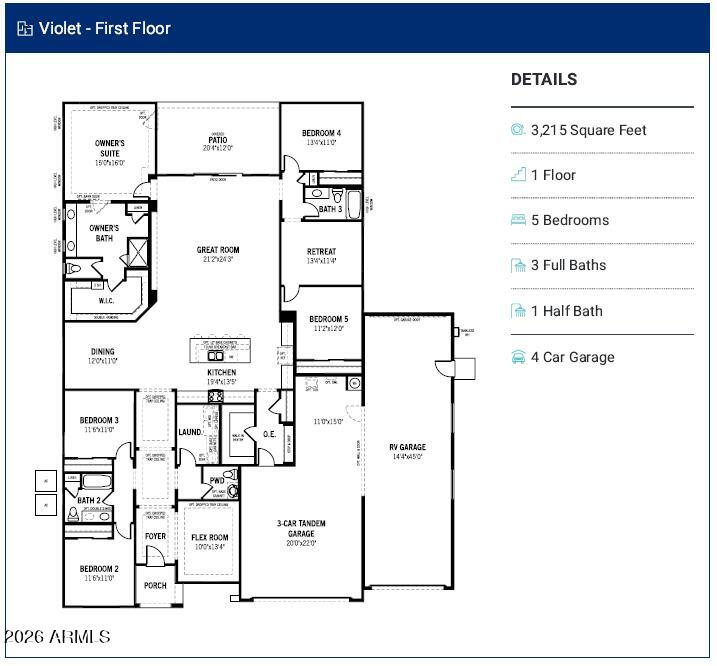 19208 W Palmaritas Dr, Waddell, AZ 85355