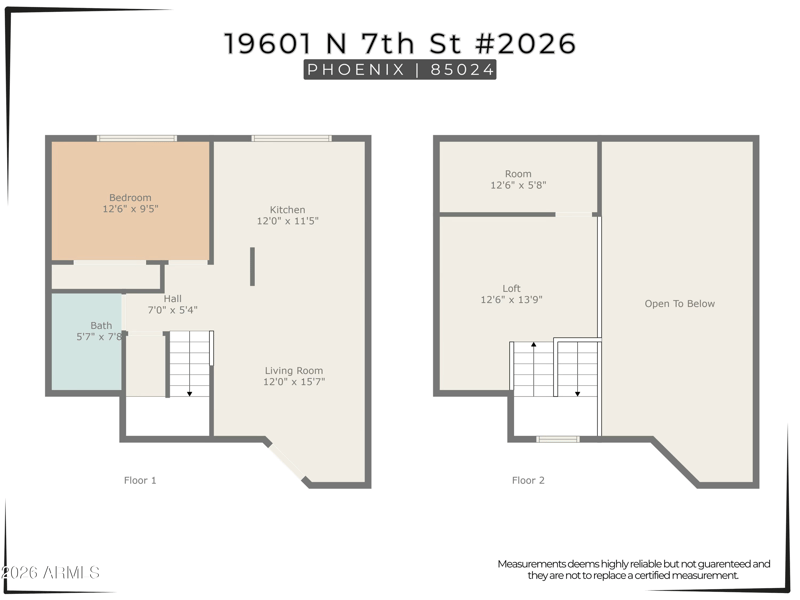19601 N 7th St #2026, Phoenix, AZ 85024