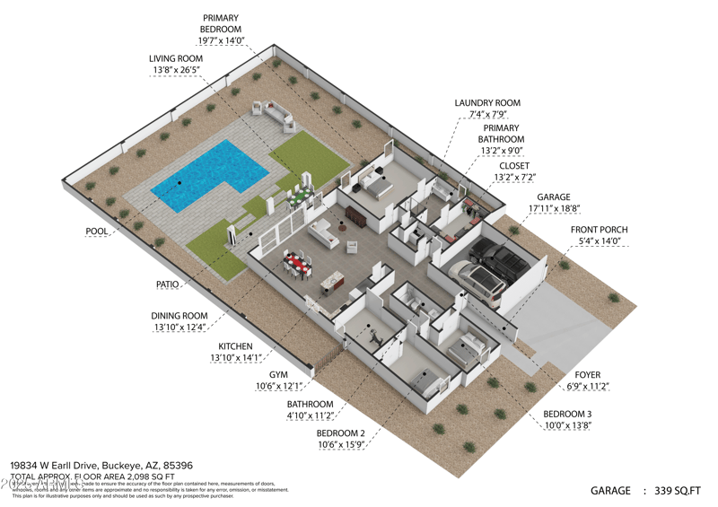 19834 Earll Dr, Buckeye, AZ 85396