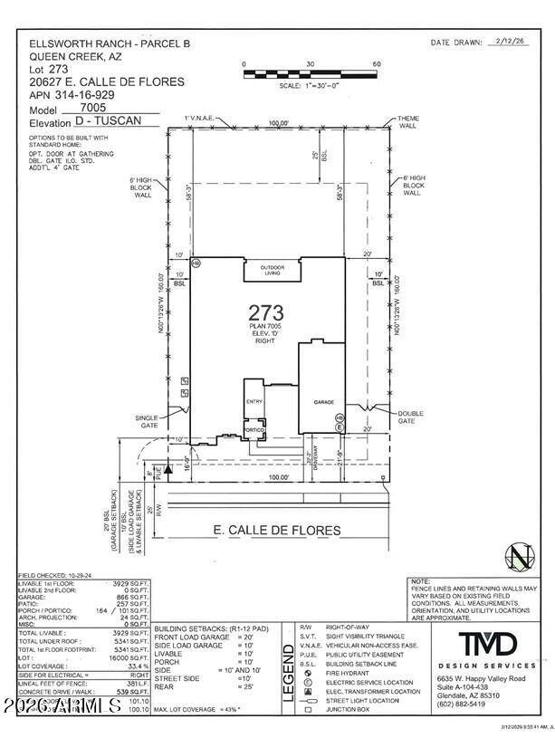 20627 Calle De Flores --, Queen Creek, AZ 85142