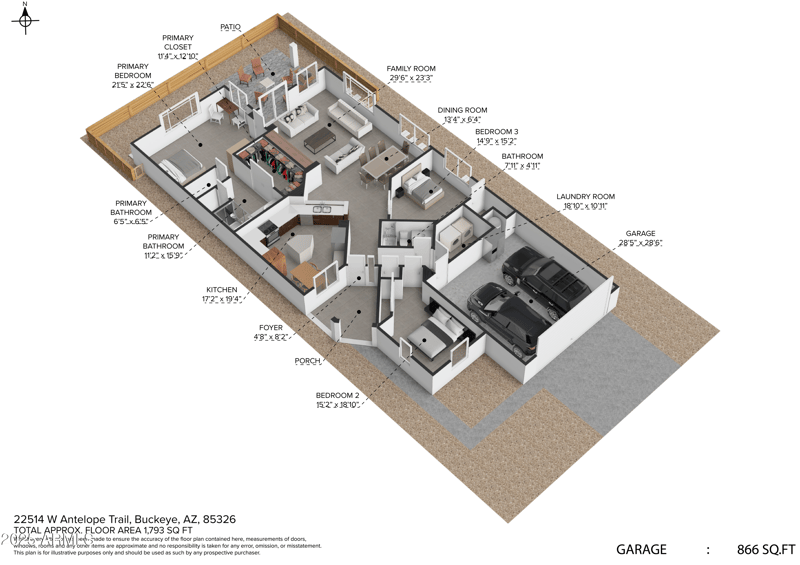 22514 Antelope Trl, Buckeye, AZ 85326