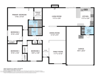 2262 S Emerson Cir, Mesa, AZ 85210