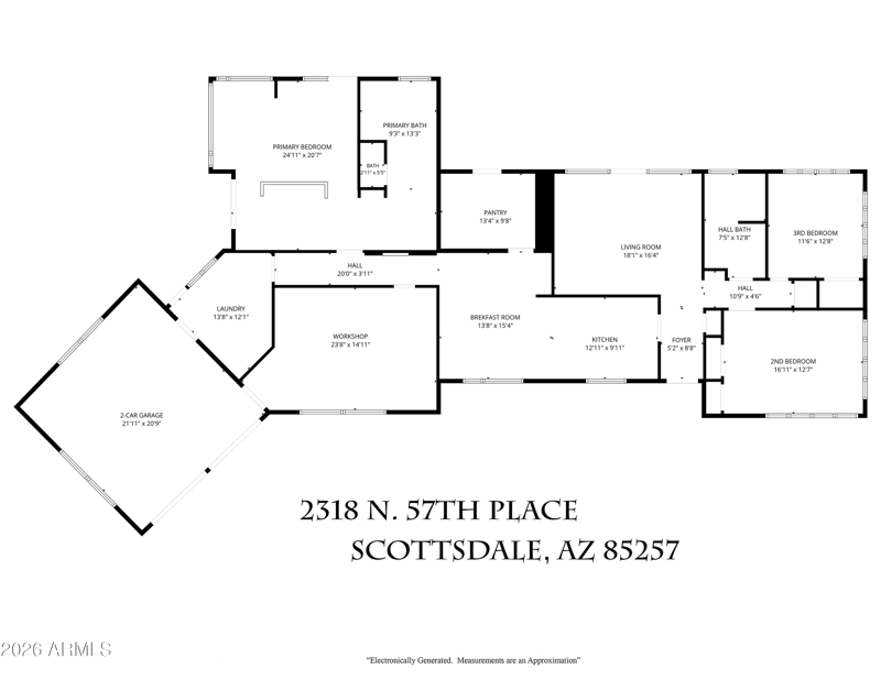 2318 N 57th Pl, Scottsdale, AZ 85257