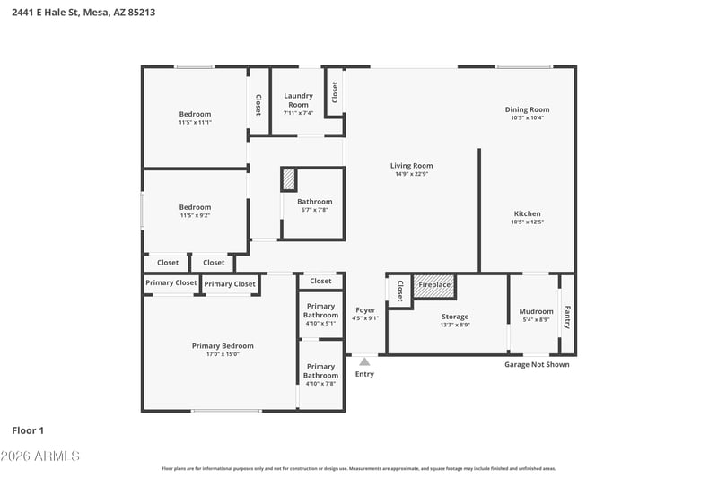 2441 E Hale St, Mesa, AZ 85213