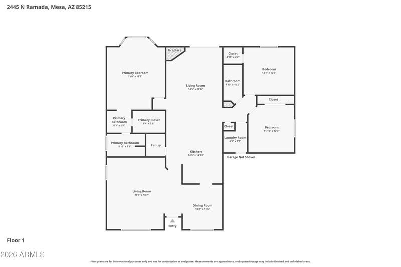 2445 N Ramada --, Mesa, AZ 85215