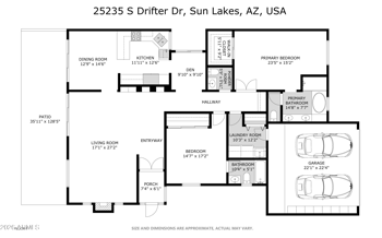 25235 Drifter Dr, Sun Lakes, AZ 85248