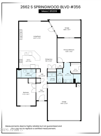 2662 S Springwood Blvd #356, Mesa, AZ 85209