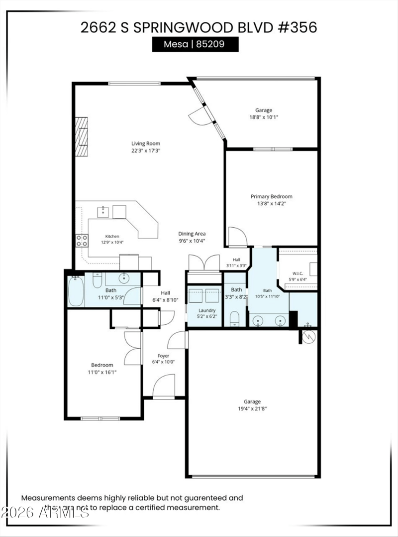 2662 S Springwood Blvd #356, Mesa, AZ 85209