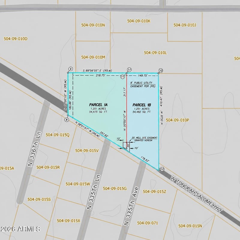335XX W Tonopah Salome Hwy -- #Parcel 1A, Tonopah, AZ 85354
