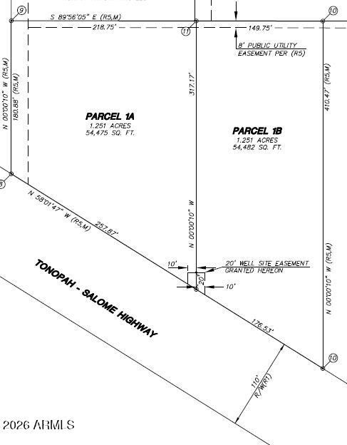 335XX W Tonopah Salome Hwy -- #Parcel 1A, Tonopah, AZ 85354