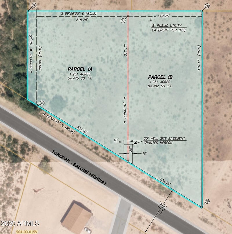 335XX W Tonopah Salome Hwy -- #Parcel 1B, Tonopah, AZ 85354