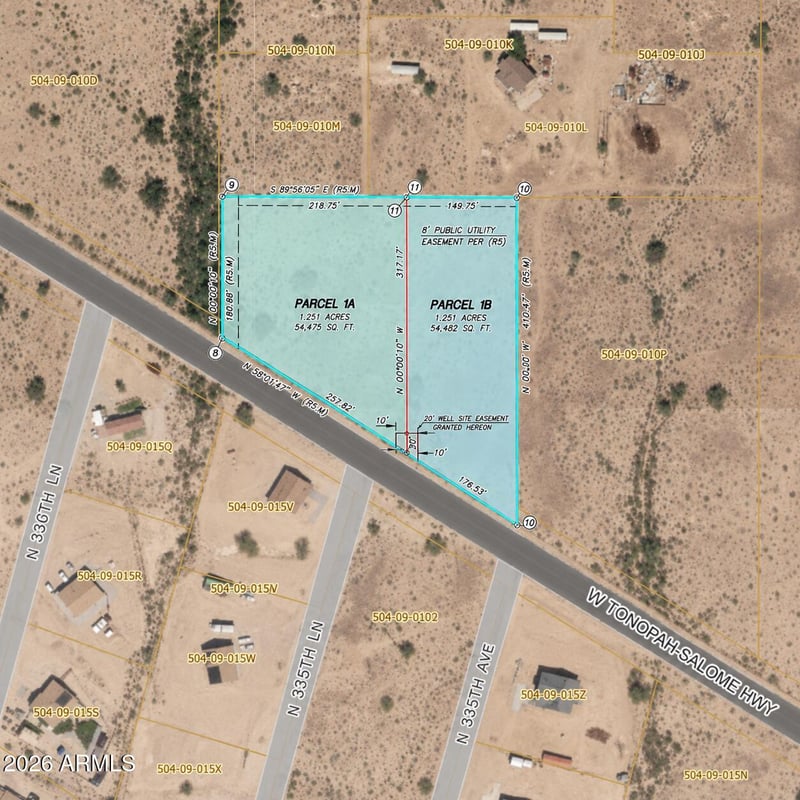 335XX W Tonopah Salome Hwy -- #Parcel 1B, Tonopah, AZ 85354