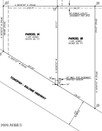 335XX W Tonopah Salome Hwy -- #Parcel 1B, Tonopah, AZ 85354