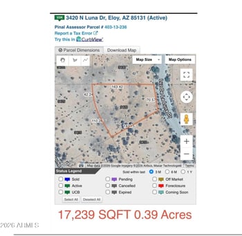 3420 Luna Dr 10 LOTS, Eloy, AZ 85131