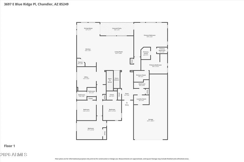 3697 E Blue Ridge Pl E, Chandler, AZ 85249