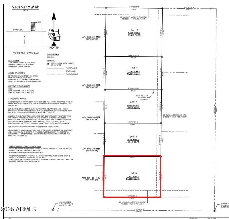 376XX W Orange Dr Lot 5, Tonopah, AZ 85354