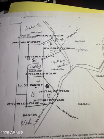 37750 Cow Creek Rd #Parcel A C D, Morristown, AZ 85342