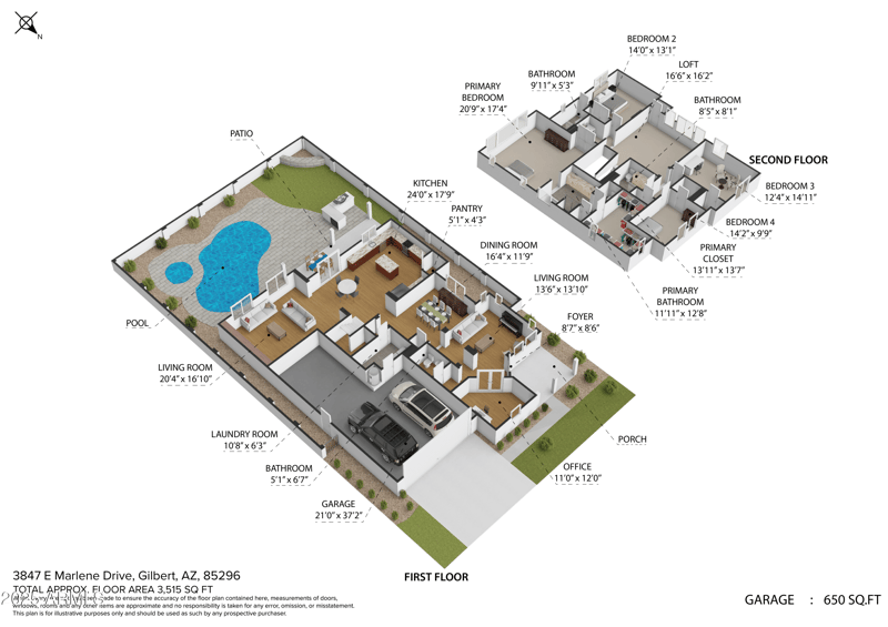 3847 Marlene Dr, Gilbert, AZ 85296